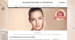 Desktop Screenshot of cosmeticarts.ch